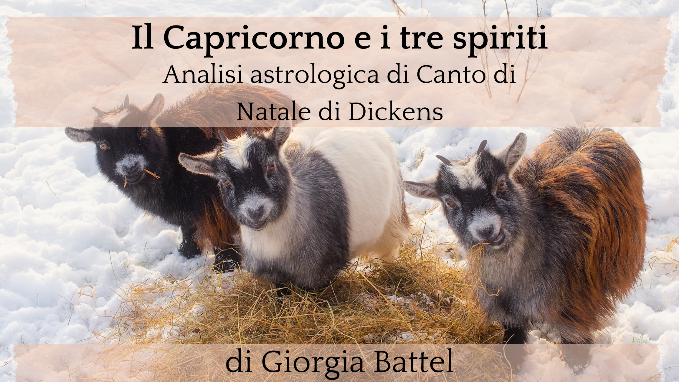 Il Capricorno e i tre spiriti. Analisi astrologica di Canto di Natale